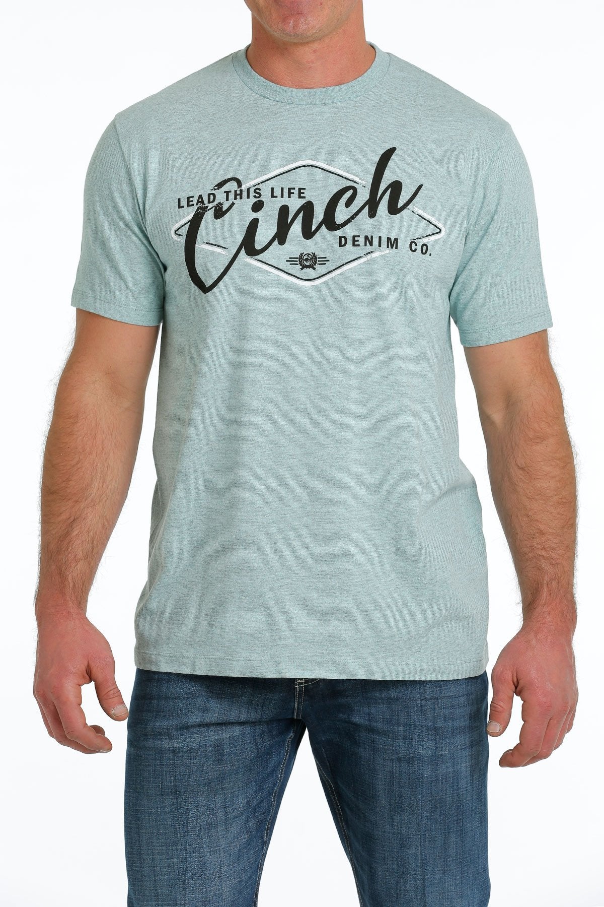 Cinch Mens Lead This Life Denim Co Tee - MTT1690560