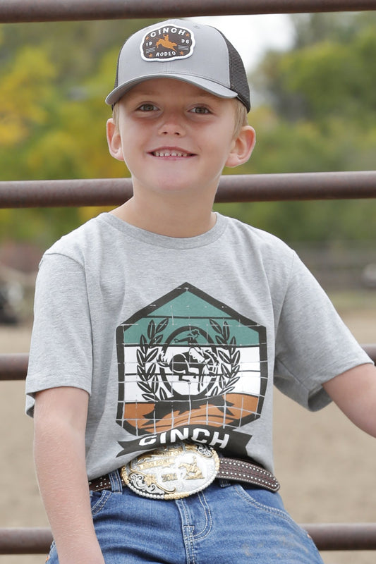 Cinch Boys Tee Shirt - Grey
