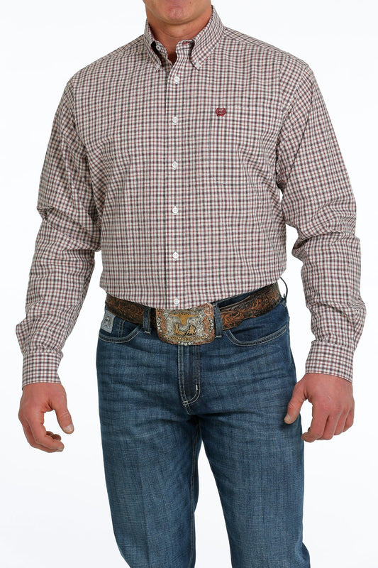 Cinch Mens Plaid L/S Shirt - MTW1105529