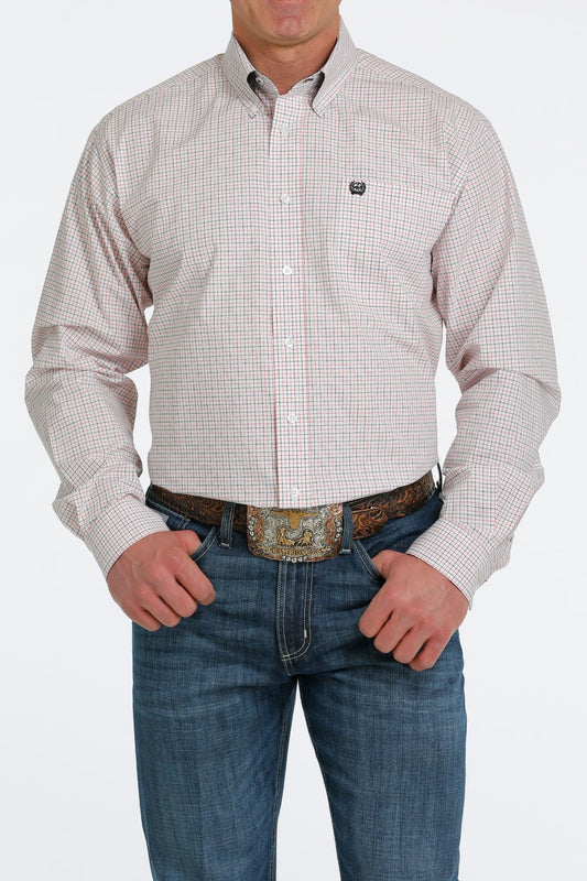 Cinch Mens Plaid L/S Shirt - MTW1105549