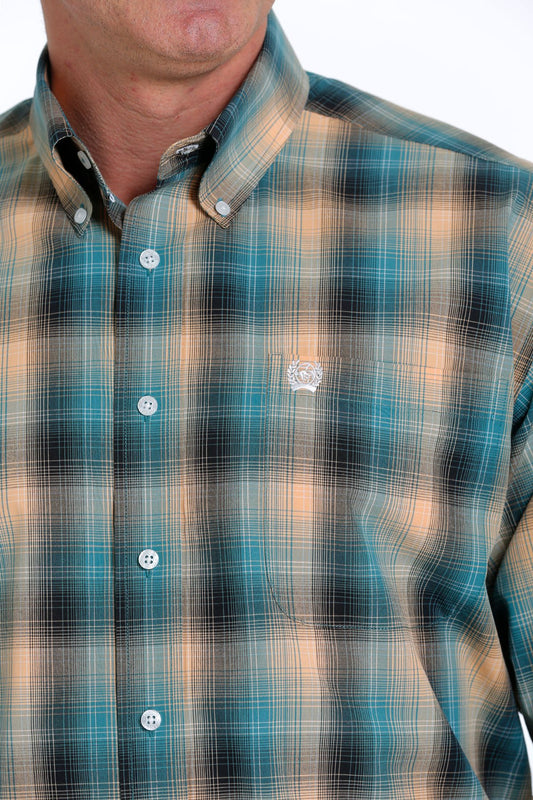 Cinch Mens Plaid L/S Shirt - MTW1105559