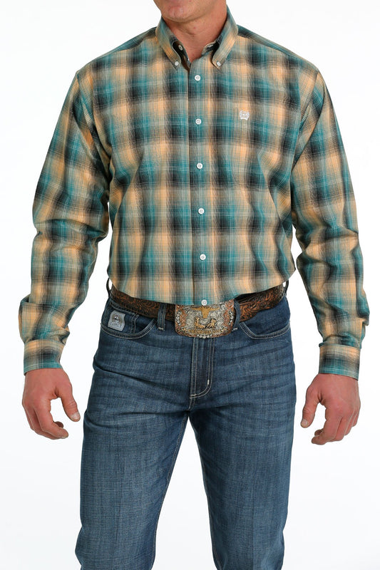 Cinch Mens Plaid L/S Shirt - MTW1105559
