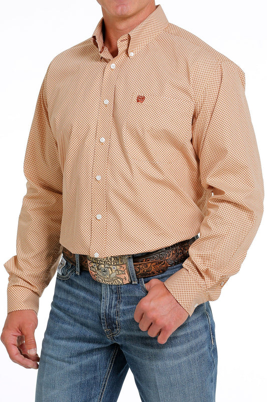Cinch Mens Geometric Print L/S Shirt - MTW1105614
