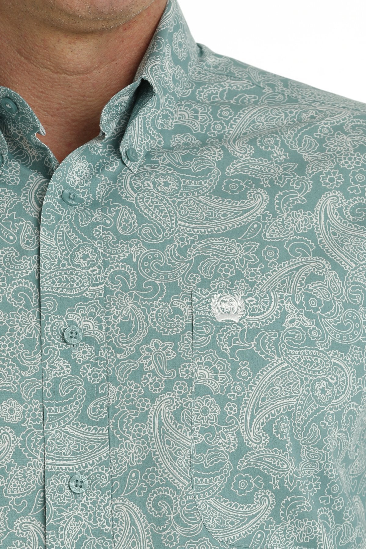 Cinch Mens Paisley Print L/S Shirt - MTW1105704