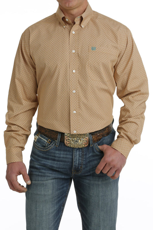 Cinch Mens Geometric Print L/S Shirt - MTW1105714