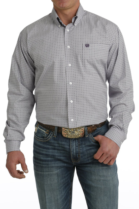 Cinch Mens Geometric Print L/S Shirt - MTW1105735