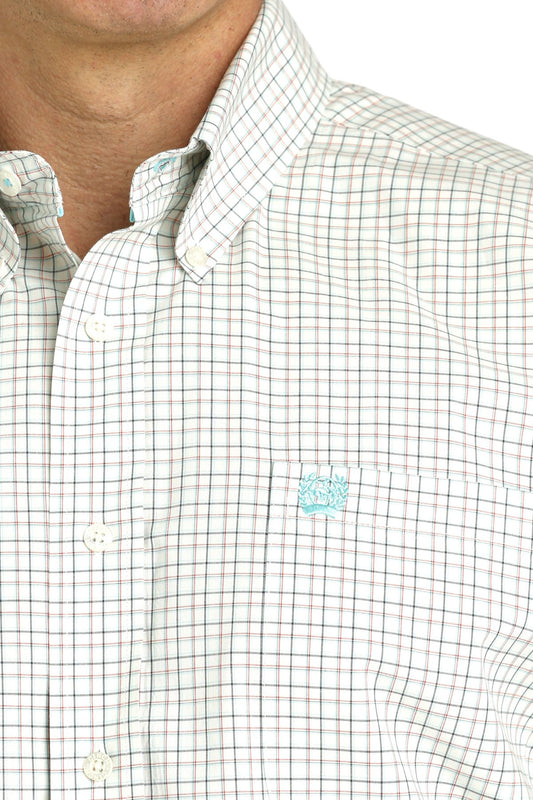 Cinch Mens Plaid L/S  Button Down Shirt - MTW1105746