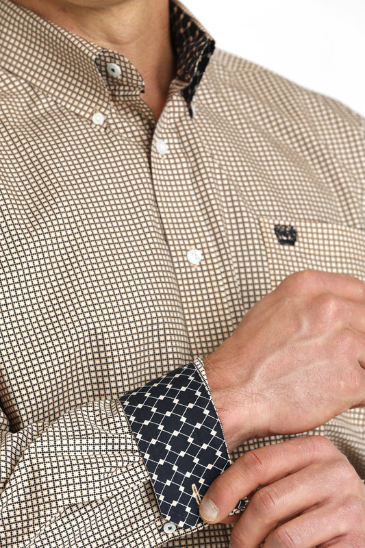 Cinch Mens Geometric Print L/S Shirt - MTW1105783