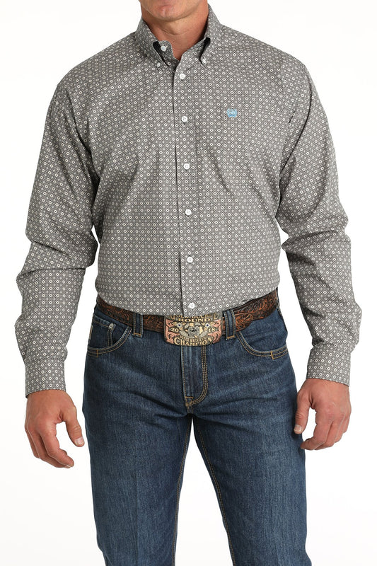 Cinch Mens Classic Medallion Print L/S Shirt - MTW1105790