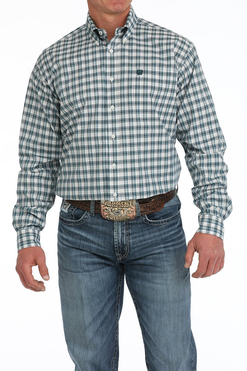 Cinch Mens Plaid L/S Shirt - MTW1105897