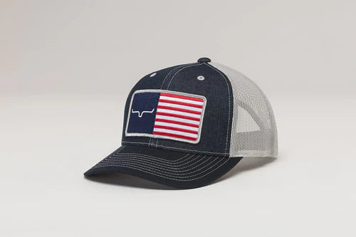 Kimes Ranch American Trucker Cap - Denim