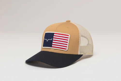 Kimes Ranch American Trucker Cap - Work Wear Brown