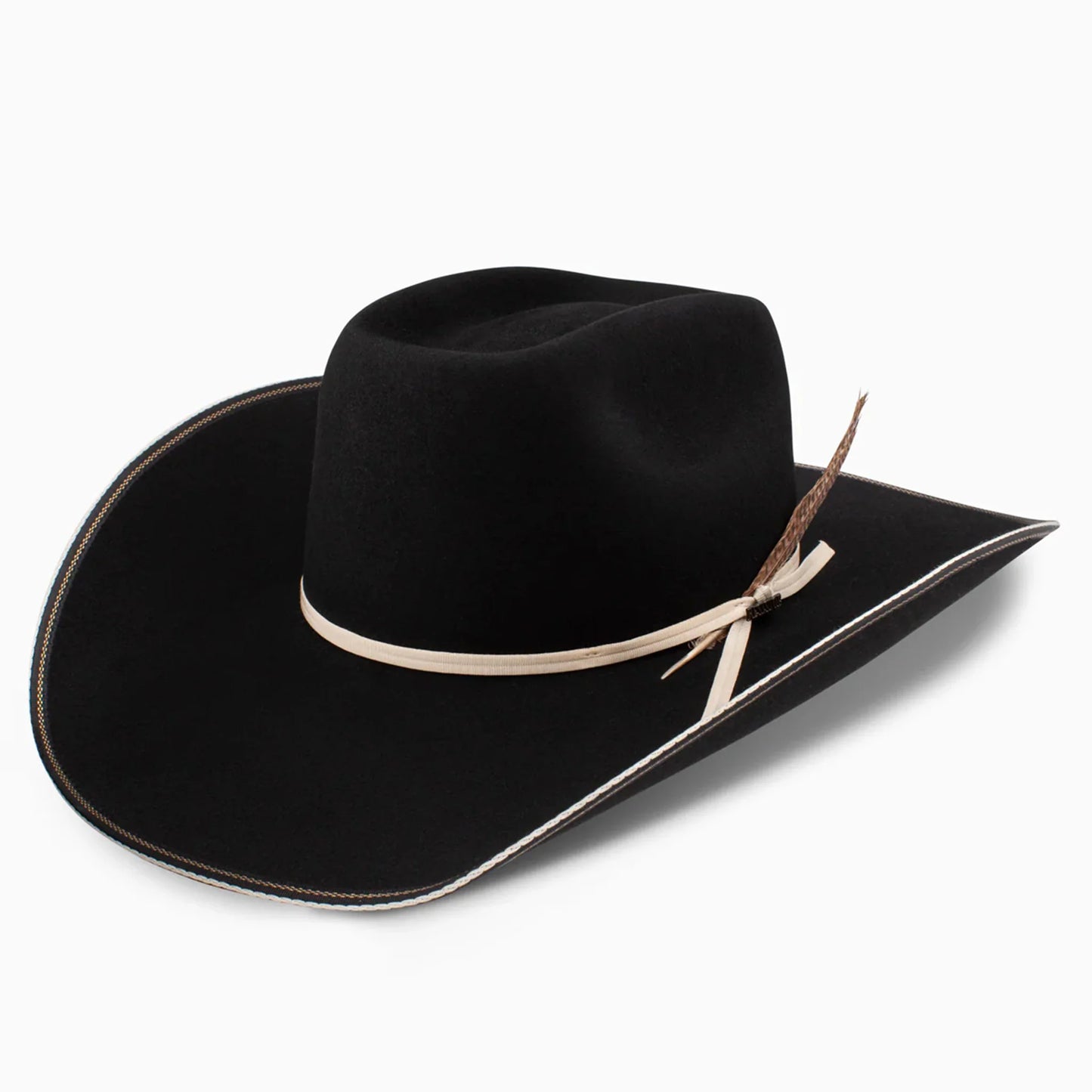 Resistol Snake Eyes 4X Wool Felt Black Hat