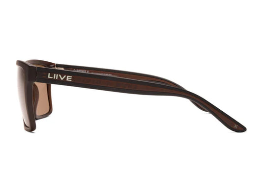 Liive Vision Polarised Sunglasses - X Sabotage X - Matt Xtal Beer