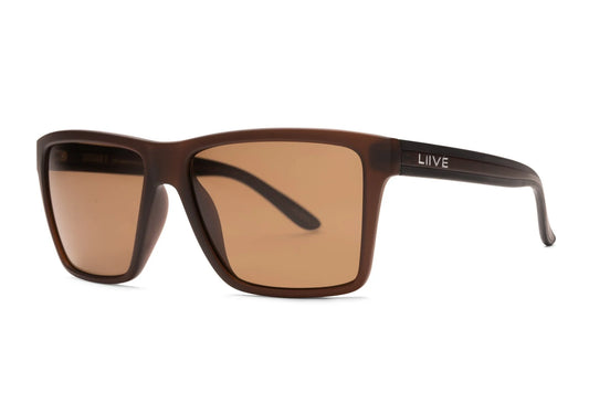 Liive Vision Polarised Sunglasses - X Sabotage X - Matt Xtal Beer