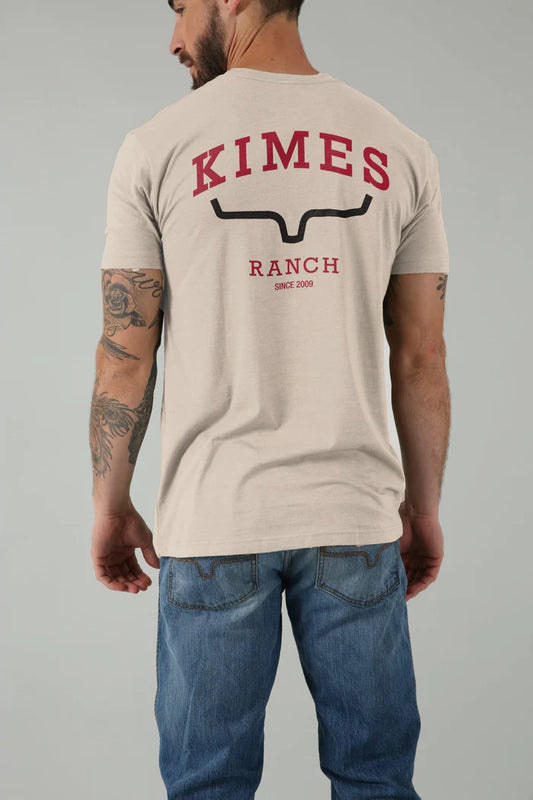 Kimes Ranch Mens Since 2009 Tee Shirt - Sand