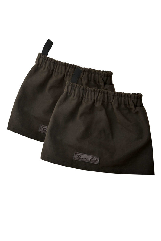 Thomas Cook High Country Bushman Short Oilskin Gaiters - Rustic Mulch