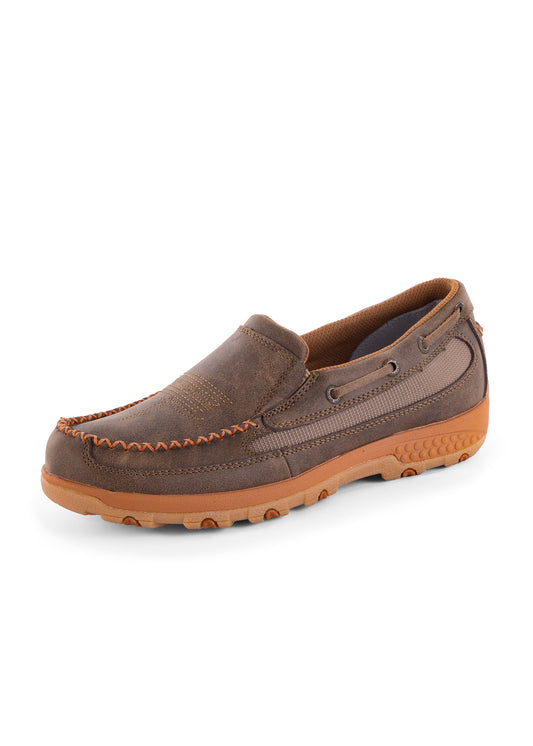 Twisted X Ladies Stitch Slip On Cell Stretch Mocs - TCWXC0024