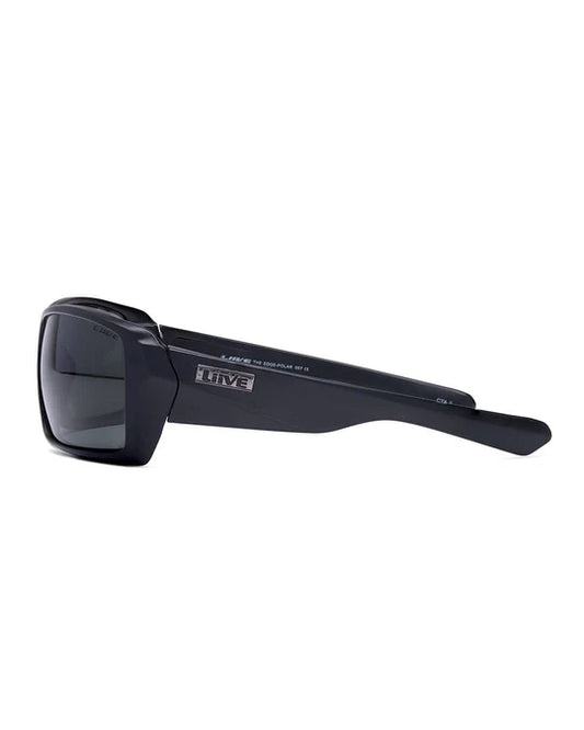 Liive Vision Polarised Sunglasses - The Edge - Matt Black