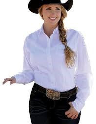 Cinch Ladies White L/S Shirt