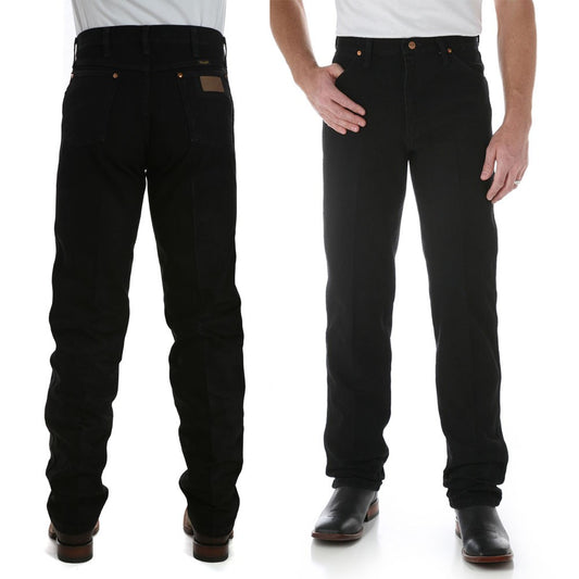 Wrangler Original Fit Black Jeans