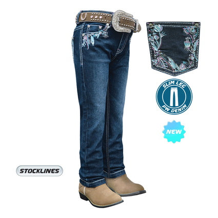 Pure Western Girls Madison Slim Leg Jean - PCP5200158