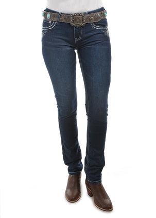 Pure Western Womens Jasmine Skinny Jeans - 32 Leg - PCP2206156