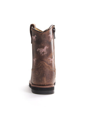 Pure Western Toddler Selina Square Toe Boot - PCP78052T