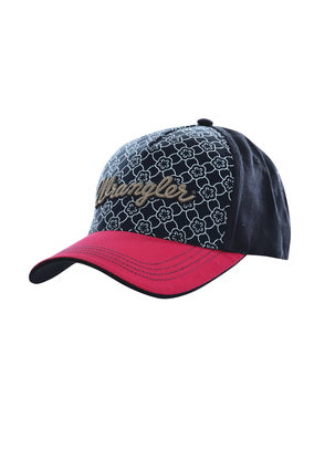 Wrangler Ladies Piper Cap- Navy/ Cherry