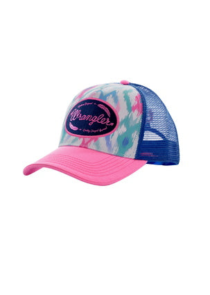 Wrangler Ladies Tracey Cap- Multi/ Pink/ Blue