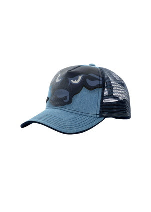 Wrangler Boys Denim Trucker Cap- Blue Denim
