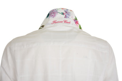 Thomas Cook Ladies Toowoomba L/S Shirt - White - T0S2126046 - ON SALE
