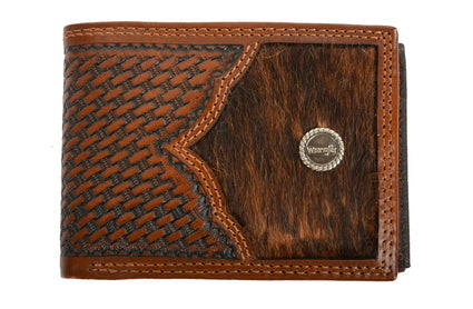 Wrangler Mens Jack Wallet - Coffee/Dark Tan