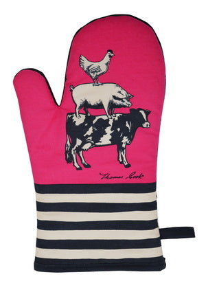 Thomas Cook Farm Friends Animal Pyramid Ovenmitt and Pot Holder Set