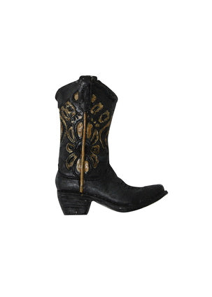 PURE WESTERN BLACK FLOWER MAGNET