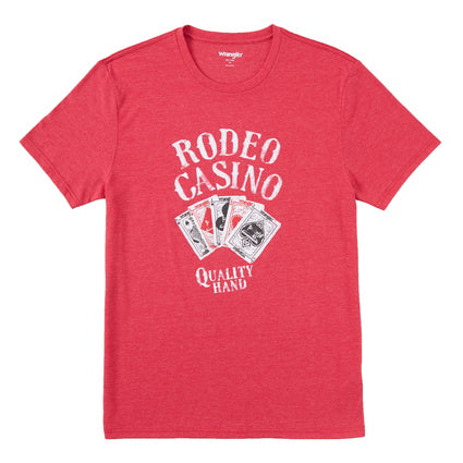 Mens Wrangler Rodeo Casino S/S T-Shirt - MQ6179R