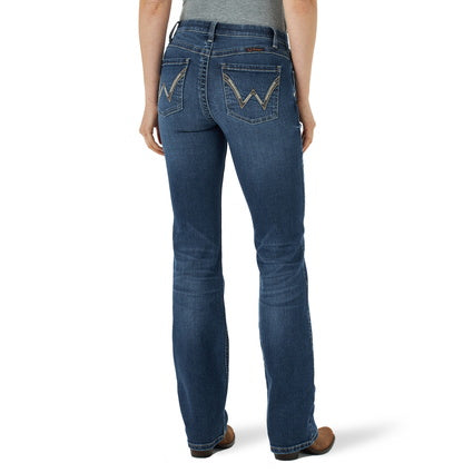 Wrangler USA Ladies Q Baby Boot Cut Jeans - WRQ20YG34