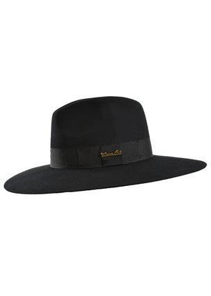 Thomas Cook Augusta Wool Felt Hat - Black