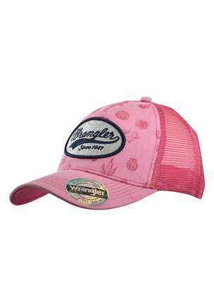 Wrangler Girls Mira Trucker Cap- Pink