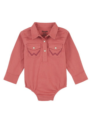 WRANGLER BABY GIRLS L/S BODYSUIT