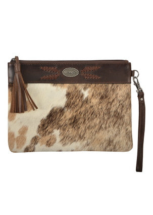 Wrangler Ladies Isabel Cowhide Clutch