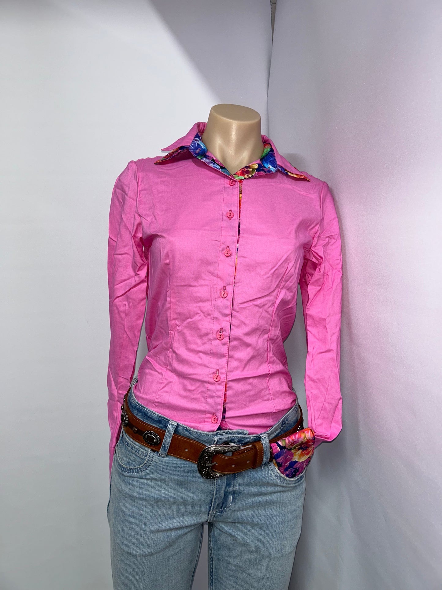 Netties Ladies Grace Fitted L/S Shirt