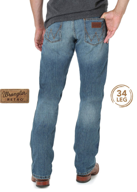 Wrangler Mens Retro Slim Straight Jean - 88MWZRT34