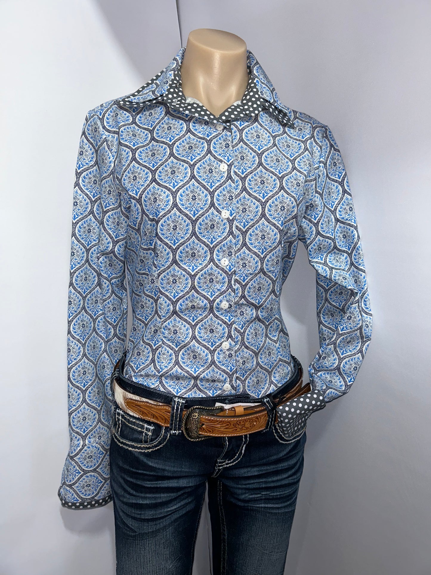 Netties Ladies Stella Leah Fitted L/S Shirt