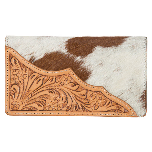 The Design Edge Tooled Flap Calama Wallet