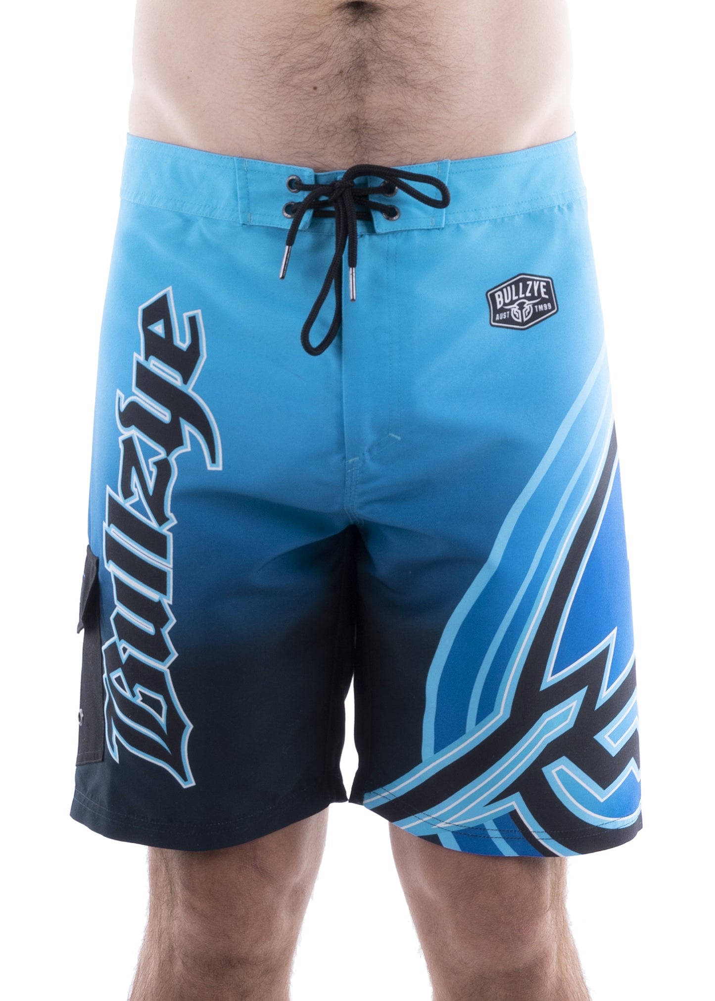Bullzye Mens Sensor Boardshort - Blue/Black  - B2S1300195