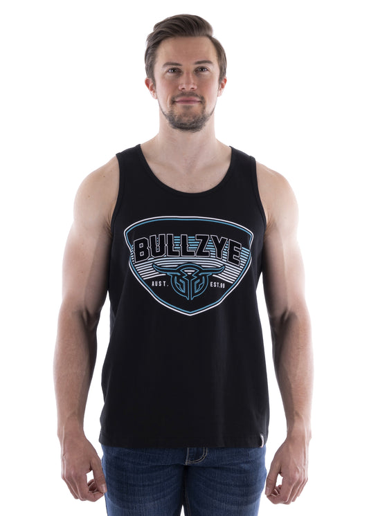 Bullzye Mens Emblem Singlet - B2S1501181