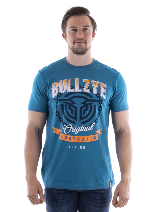 Bullzye Mens Chain Short Sleeve Tee - B2S1503184