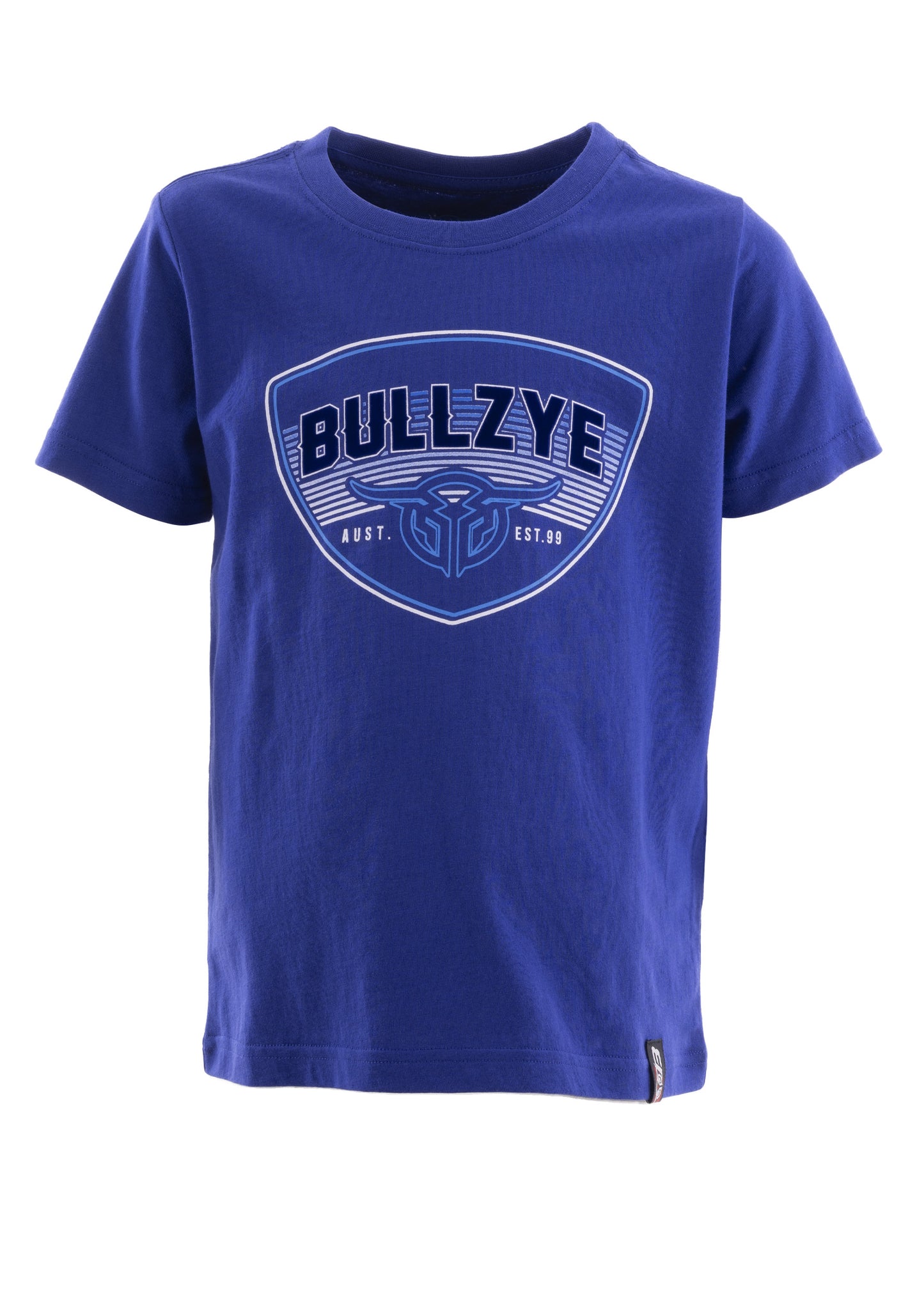 Bullzye Boys Emblem Short Sleeve Tee - Royal Blue - B2S3503181