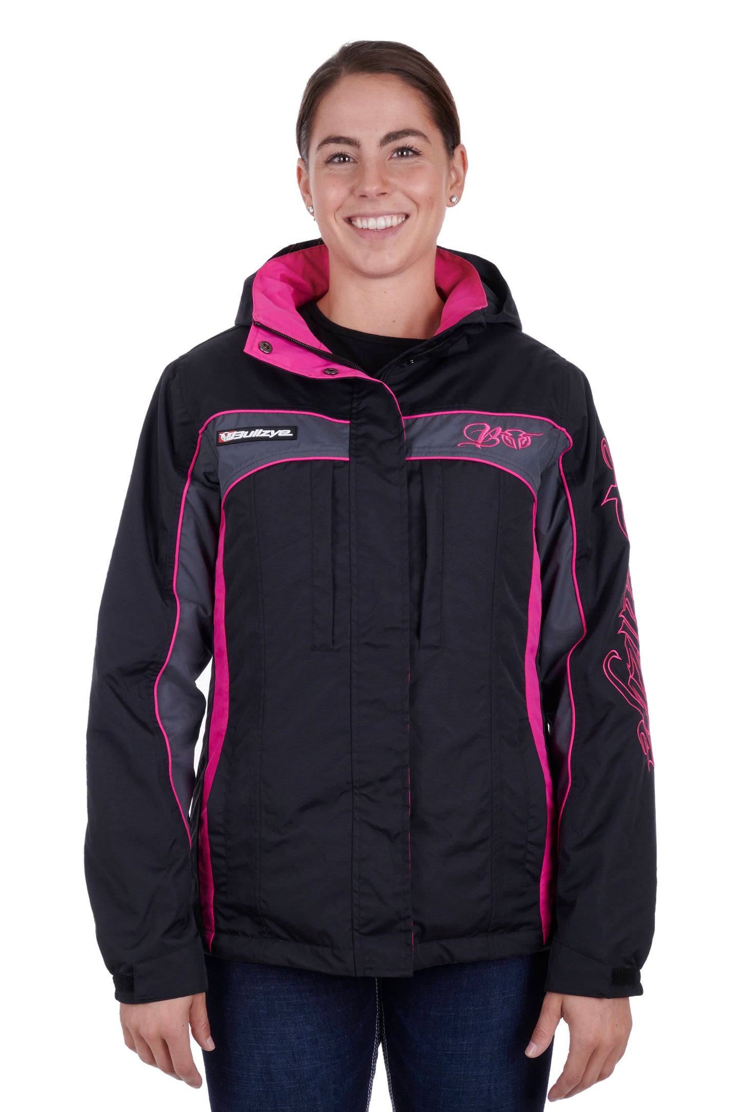 Bullzye Ladies Carla Jacket - Black/Pink - ON SALE